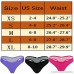 DODOING Sexy Women Bikini Brazilian Cheeky Bottom Thong V Swimwear Swimsuit Panties Briefs Black B01I1CV1PG